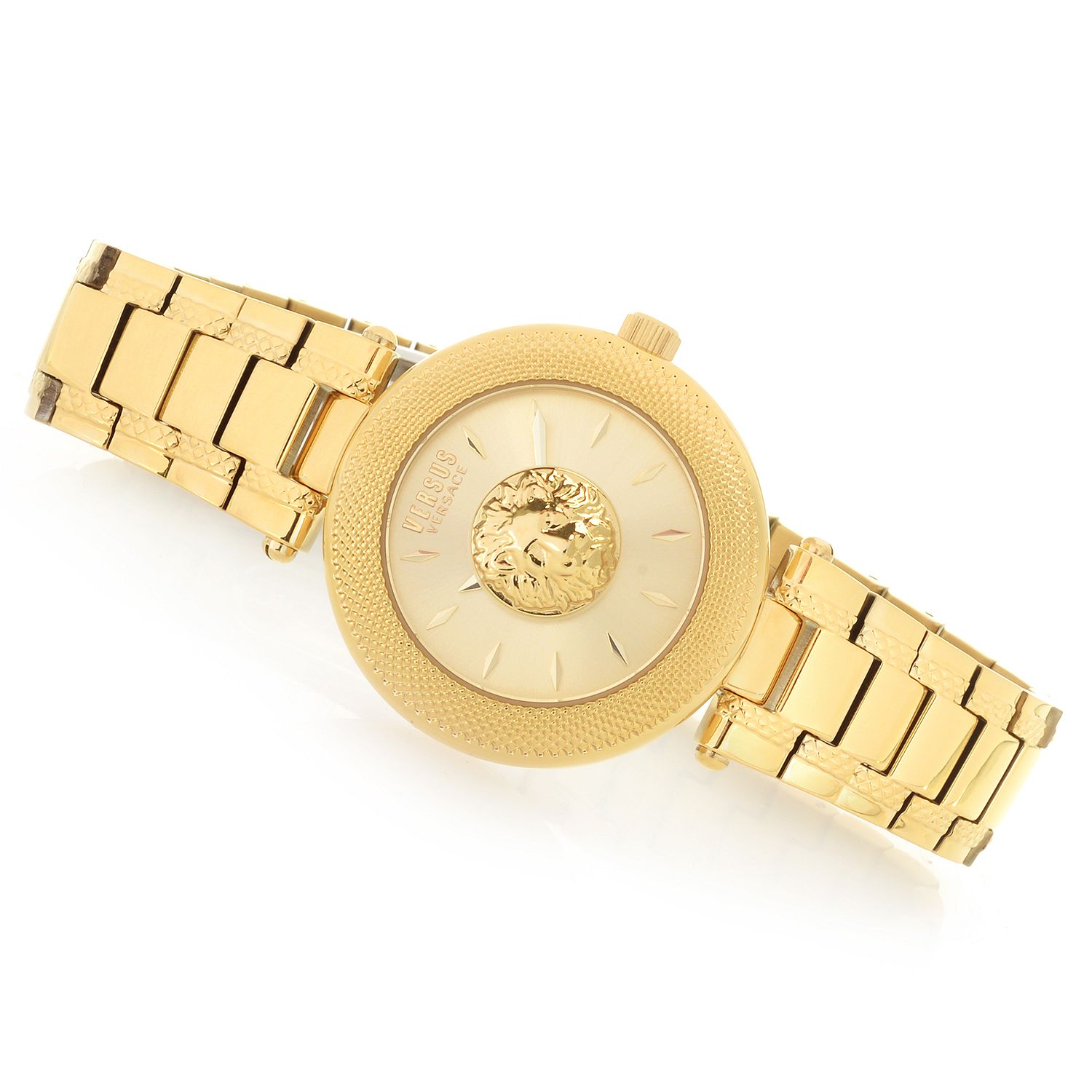 versace women's gold watch